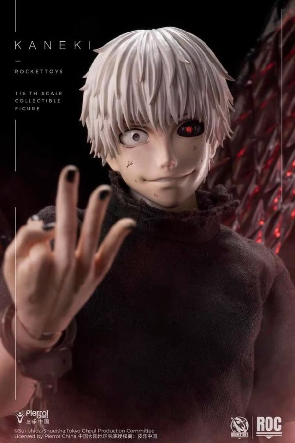 (預購) ROCKETTOYS 正版授權 1/6 東京喰種 金木研 KANEKI 覺醒Ver. 可動完成品 20260716 ROCKETTOYS 正版授權 1/6 東京喰種 金木研 KANEKI 覺醒Ver. 可動完成品