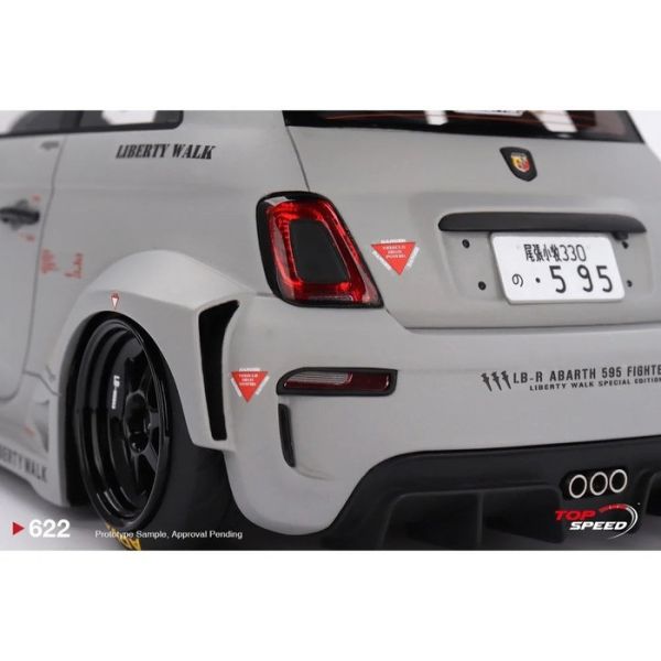 TOP SPEED 1/18 飛雅特 Abarth 595 LB-WORKS x Abas Works Fighters TS0622 TOP SPEED 1/18 飛雅特 Abarth 595 LB-WORKS x Abas Works Fighters TS0622