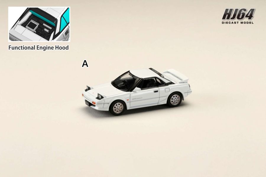 Hobby JAPAN 1/64 豐田 Toyota MR2 1600G-LIMITED SUPER CHARGER 1986 超級白II Hobby JAPAN 1/64 豐田 Toyota MR2 1600G-LIMITED SUPER CHARGER 1986 超級白II