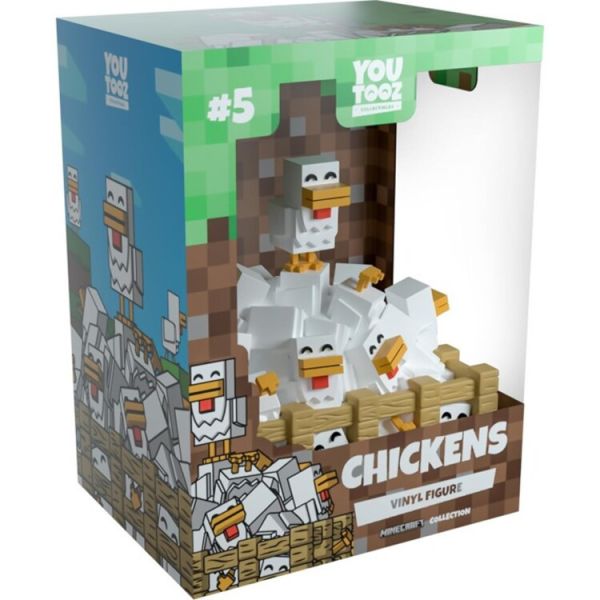 (預購) Youtooz Minecraft 雞 Chickens 3.6吋 搪膠公仔 (預購) Youtooz Minecraft 雞 Chickens 3.6吋 搪膠公仔