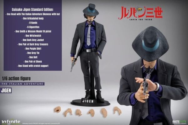 [標準版] [豪華版] Infinite 1/6 魯邦三世 義大利遊戲 次元大介 可動完成品 分別販售 [標準版] [豪華版] Infinite 1/6 魯邦三世 義大利遊戲 次元大介 可動完成品 分別販售