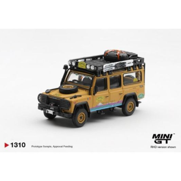 (預購) [吊卡版] MINIGT 1/64 荒原路華 Land Rover Defender 110 1998 Camel Trophy Tierra del Fuego CT.36 Romania MGT01310-BL RHD 20260604 [吊卡版] MINIGT 1/64 荒原路華 Land Rover Defender 110 1998 Camel Trophy Tierra del Fuego CT.36 Romania MGT01310-BL RHD