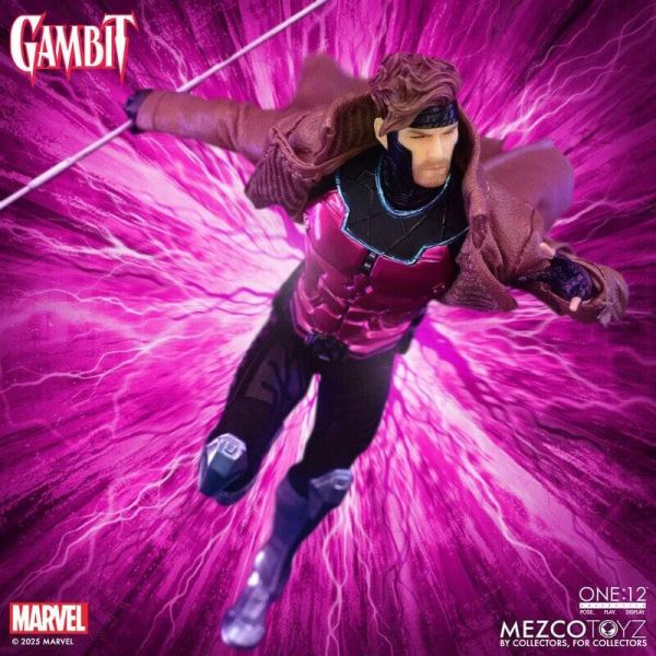 (預購) MEZCO TOYZ One:12 Collective 金牌手 Gambit 約17cm 可動完成品 20260120 MEZCO TOYZ One:12 Collective 金牌手 Gambit 約17cm 可動完成品
