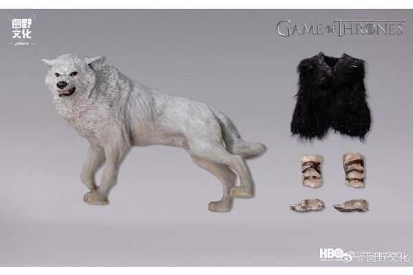 (預購) 圓野文化 1/12 權力的遊戲 狼+配件包 可動完成品 20260421 圓野文化 1/12 權力的遊戲 狼+配件包 可動完成品