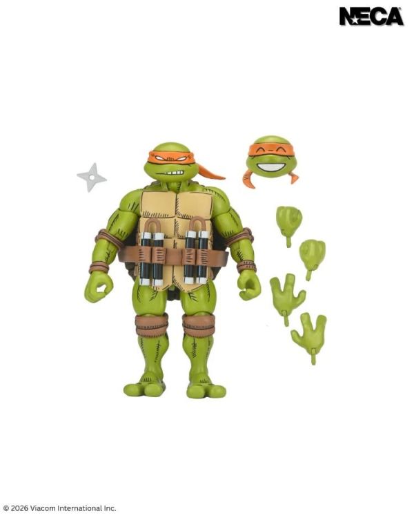 (預購) NECA 忍者龜 x 兔用心棒 終極 米開朗基羅 7吋 可動完成品 20260426 NECA 忍者龜 x 兔用心棒 終極 米開朗基羅 7吋 可動完成品