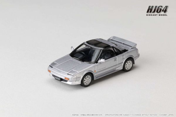 Hobby JAPAN 1/64 豐田 Toyota MR2 1600G-LIMITED SUPER CHARGER 1988 T BAR ROOF 金屬銀 HJ643056AS Hobby JAPAN 1/64 豐田 Toyota MR2 1600G-LIMITED SUPER CHARGER 1988 T BAR ROOF 金屬銀 HJ643056AS