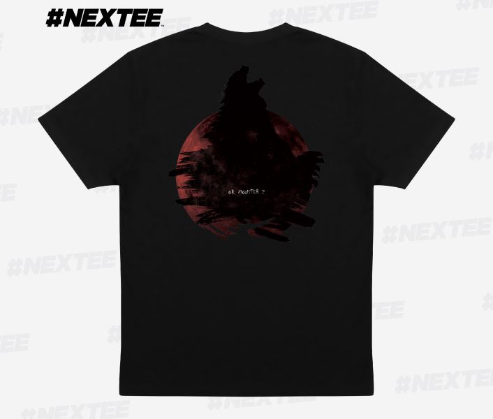 NEXTee Legendary God or Monster 短袖T恤 白色＆黑色 NEXTee Legendary God or Monster 短袖T恤 白色＆黑色