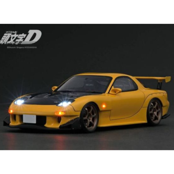 ignition model 1/18 頭文字D RX-7 FD3S 高橋啓介 LED全燈版本 IG3801 ignition model 1/18 頭文字D RX-7 FD3S 高橋啓介 LED全燈版本 IG3801