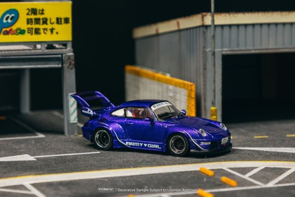 (預購) TARMAC WORKS 1/64 保時捷 RWB 993 ARMY GIRL T64-TL017-AG (預購) TARMAC WORKS 1/64 保時捷 RWB 993 ARMY GIRL T64-TL017-AG