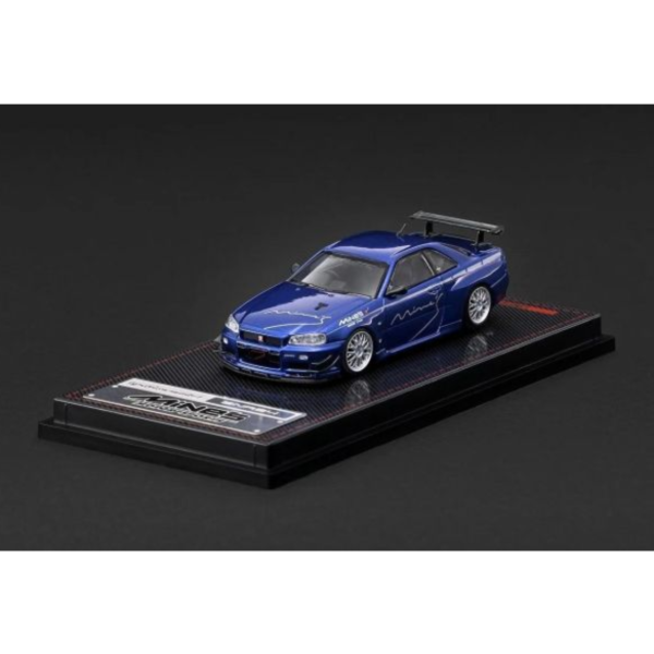 (預購) ignition model 1/64 日產 Nissan Skyline GT-R Mine"s (R34) Blue Metallic IG4094 20260920 ignition model 1/64 日產 Nissan Skyline GT-R Mine"s (R34) Blue Metallic IG4094