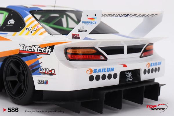 TOPSPEED 1/18 Nissan LB-Super Silhouette S15 SILVIA #555 2023 Formula Drift Japan LBWK 甩尾賽寬體式樣 TS0586 TOPSPEED 1/18 Nissan LB-Super Silhouette S15 SILVIA #555 2023 Formula Drift Japan LBWK 甩尾賽寬體式樣 TS0586