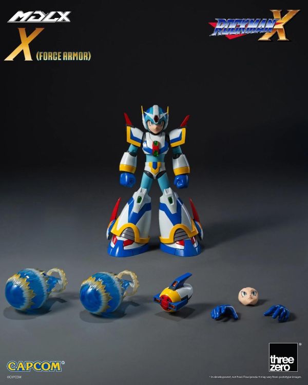 (預購) threezero MDLX X 洛克人X 洛克人 武力裝甲 12.3cm 3Z09888A0 可動完成品 20260907 threezero MDLX X 洛克人X 洛克人 武力裝甲 12.3cm 3Z09888A0 可動完成品