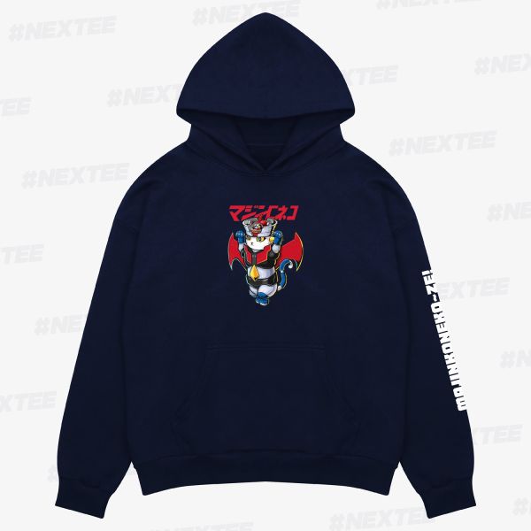 NEXTEE KONEKO 魔神喵 帽T 藍色 NEXTEE KONEKO 魔神喵 帽T 藍色