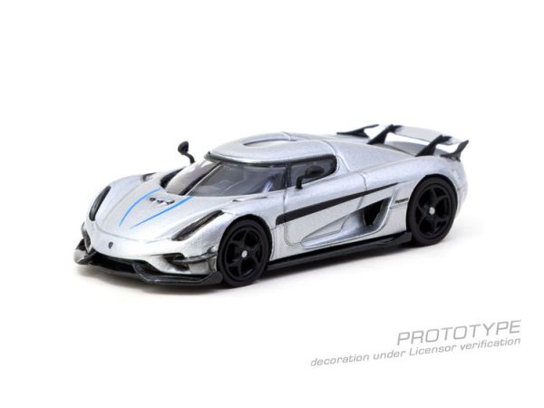 (預購) TARMAC WORKS 1/64 柯尼賽克 Koenigsegg Regera Silver Metallic / Blue Accents T64G-TL017-SL (預購) TARMAC WORKS 1/64 柯尼賽克 Koenigsegg Regera Silver Metallic / Blue Accents T64G-TL017-SL