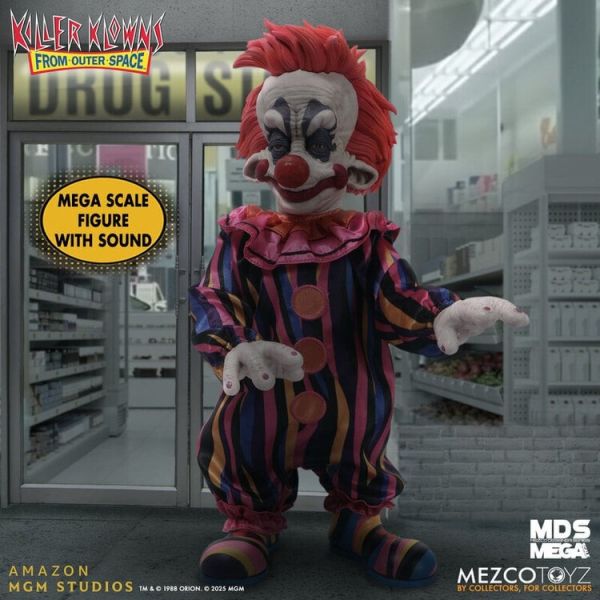 (預購) MEZCO TOYZ MDS Mega Scale 超大隻 會說話 外太空殺人小丑 Rudy 15吋 可動完成品 20260101 MEZCO TOYZ MDS Mega Scale 超大隻 會說話 外太空殺人小丑 Rudy 15吋 可動完成品
