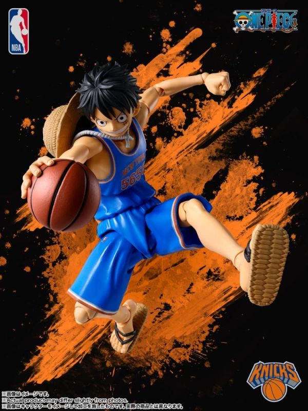 (預購) BANDAI S.H.Figuarts SHF 航海王 ONE PIECE×NBA 魯夫 KNICKS ver. 可動完成品 20260401 BANDAI S.H.Figuarts SHF 航海王 ONE PIECE×NBA 魯夫 KNICKS ver. 可動完成品