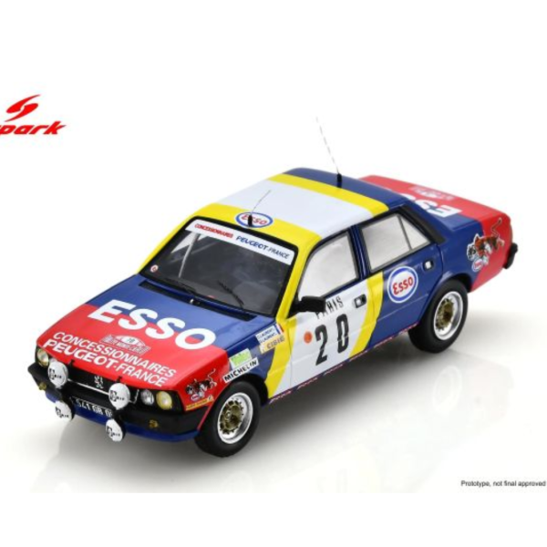 (預購) SPARK 1/43 寶獅 Peugeot 505 STI No.20 Monte Carlo Rally 1982 S2619 20260924 SPARK 1/43 寶獅 Peugeot 505 STI No.20 Monte Carlo Rally 1982 S2619
