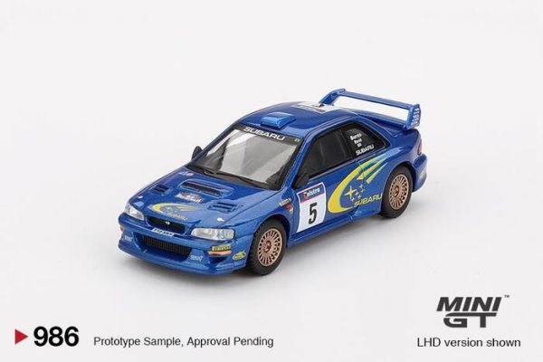 MINIGT 1/64 速霸陸 Subaru Impreza WRC99 1999 Rally Australia Winner #5 Australia Exclusive 澳洲限定版 MGT00986-L MINIGT 1/64 速霸陸 Subaru Impreza WRC99 1999 Rally Australia Winner #5 Australia Exclusive 澳洲限定版 MGT00986-L