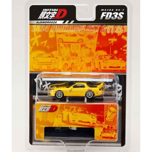 (預購) HOBBY JAPAN 1/64 馬自達 Diorama Set Series MAZDA RX-7 (FD3S) RedSuns / Initial D 高橋啟介VS藤原拓海 對戰場合 20261027 HOBBY JAPAN 1/64 馬自達 Diorama Set Series MAZDA RX-7 (FD3S) RedSuns / Initial D 高橋啟介VS藤原拓海 對戰場合