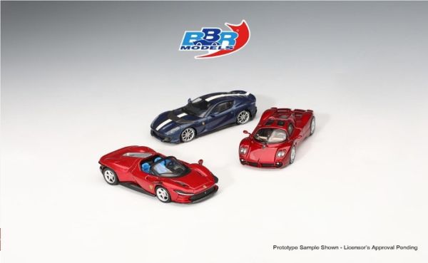 BBR 1/64 法拉利 Ferrari 812 Competitizone Blu Tour De France BBRFER64011 BBR 1/64 法拉利 Ferrari 812 Competitizone Blu Tour De France BBRFER64011