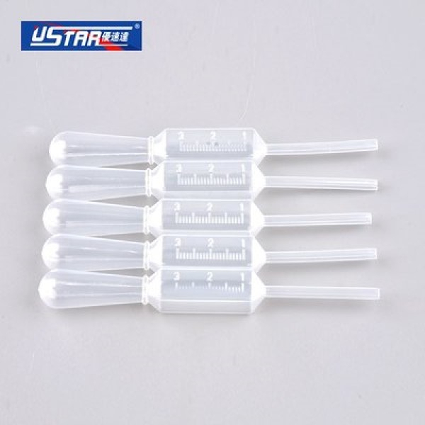 USTAR 優速達 UA90010 方型滴管 5支入 