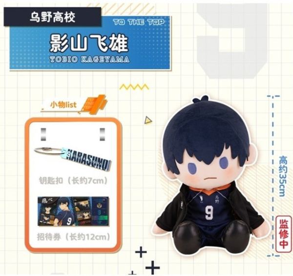 BANDAI POTEPOTTE X 排球少年 影山飛雄套組 BANDAI POTEPOTTE X 排球少年 影山飛雄套組