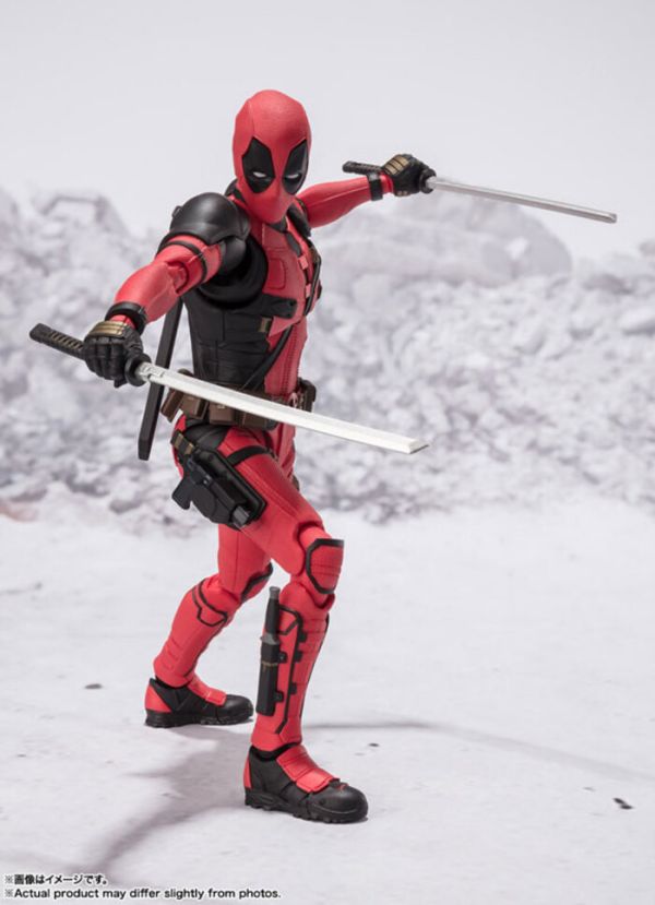 BANDAI S.H.F 死侍與金鋼狼 DEADPOOL&WOLVERINE 死侍 可動完成品 BANDAI S.H.F 死侍與金鋼狼 DEADPOOL&WOLVERINE 死侍 可動完成品