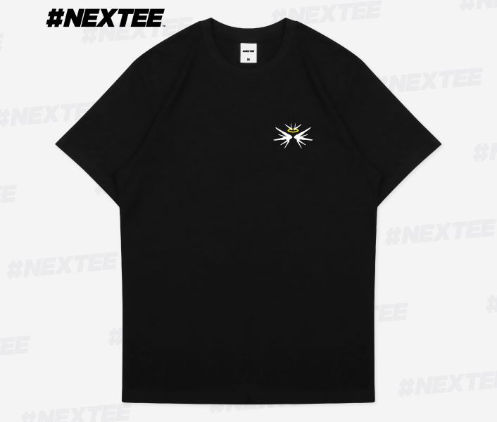 NEXTee 翻轉模玩 模型天使 短袖T恤 白色＆黑色 NEXTee 翻轉模玩 模型天使 短袖T恤 白色＆黑色