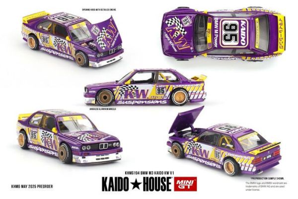 Kaido House x MINIGT 1/64 寶馬 BMW M3 Kaido KW V1 KHMG194 Kaido House x MINIGT 1/64 寶馬 BMW M3 Kaido KW V1 KHMG194