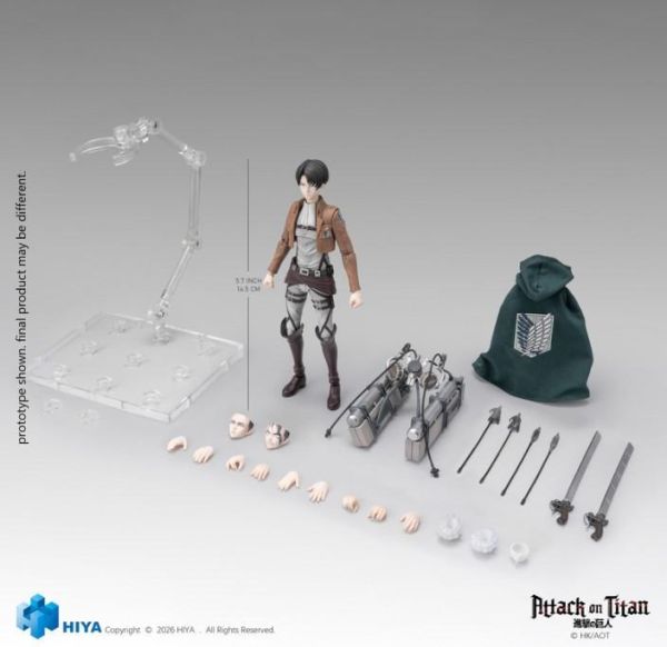 (預購) Hiya E.B.S. 1/12 進擊的巨人1~3季 里維·阿卡曼 EBA0449 可動完成品 20261221 Hiya E.B.S. 1/12 進擊的巨人1~3季 里維·阿卡曼 EBA0449 可動完成品