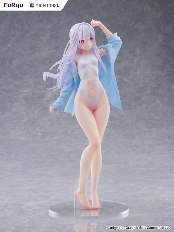 (預購) Furyu TENITOL TALL MIGNON WORKS Shiro 泳裝Ver. 完成品 20260907 Furyu TENITOL TALL MIGNON WORKS Shiro 泳裝Ver. 完成品