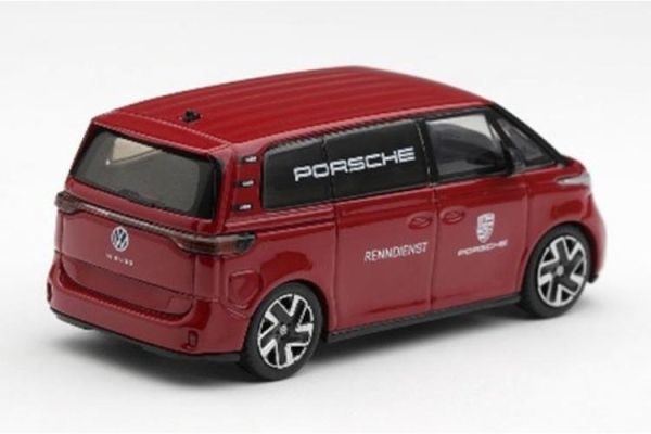 (預購) [吊卡版] MINIGT 1/64 福斯 Volkswagen ID.Buzz Porsche Renndienst LHD MGT01340-BL 20260730 [吊卡版] MINIGT 1/64 福斯 Volkswagen ID.Buzz Porsche Renndienst LHD MGT01340-BL