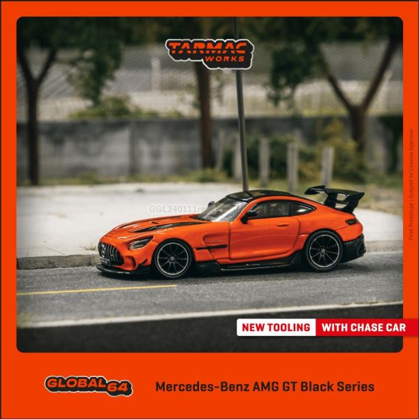 TARMAC WORKS 1/64 GLOBAL64 賓士 Mercedes-Benz 賓士 AMG GT Black Series Orange 黑橘 TARMAC WORKS 1/64 GLOBAL64 賓士 Mercedes-Benz 賓士 AMG GT Black Series Orange 黑橘