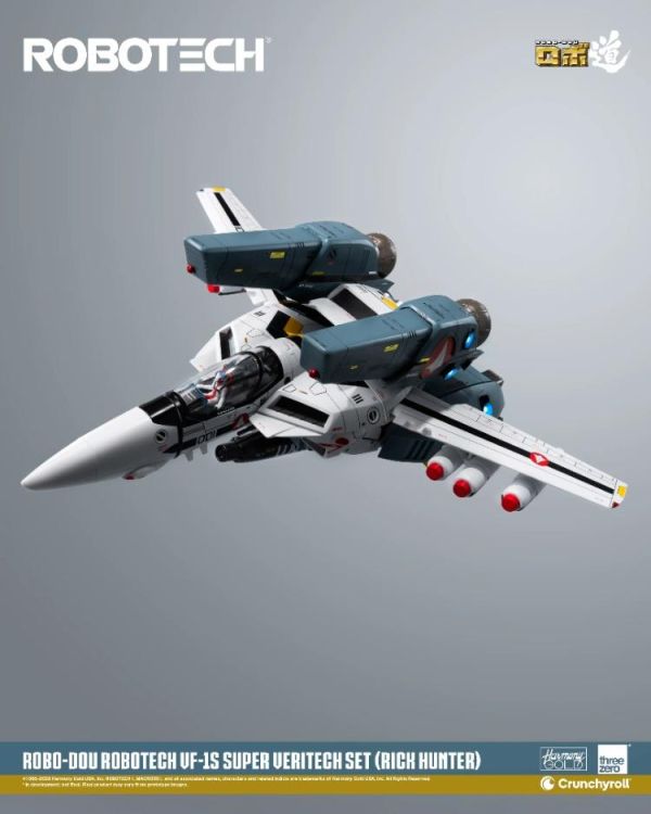 (預購) threezero ROBO-DOU 超時空要塞 VF-1S 變形戰鬥機超級裝甲套裝 RICK HUNTER 20.3cm 3Z03076W0 20260614 threezero ROBO-DOU 超時空要塞 VF-1S 變形戰鬥機超級裝甲套裝 RICK HUNTER 20.3cm 3Z03076W0