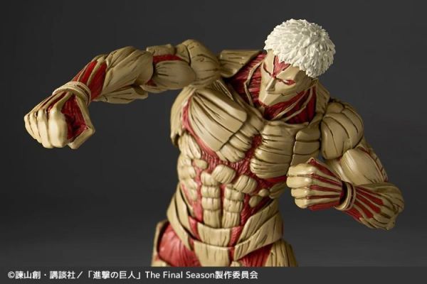 (預購) KAIYODO 海洋堂 Revoltech 驚奇山口式 進擊的巨人 鎧之巨人 萊納 2026版 可動完成品 NR101 20260510 KAIYODO 海洋堂 Revoltech 驚奇山口式 進擊的巨人 鎧之巨人 萊納 2026版 可動完成品 NR101