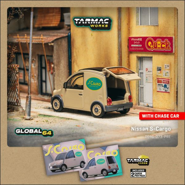 TARMAC WORKS 1/64 日產 Nissan S-Cargo Presentation T64G-073-PRE TARMAC WORKS 1/64 日產 Nissan S-Cargo Presentation T64G-073-PRE