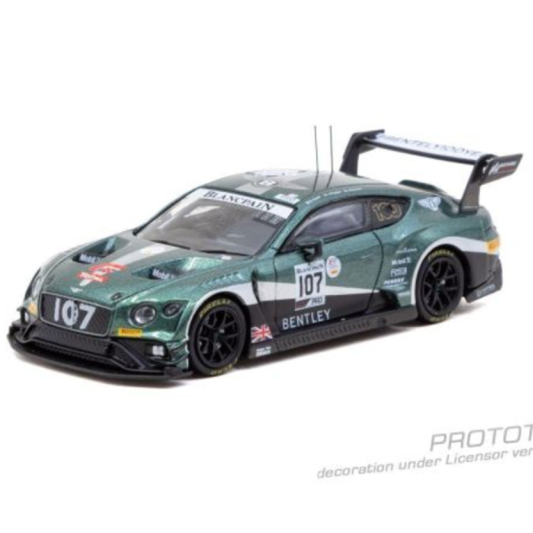 (預購) TARMAC WORKS 1/64 賓利 HOBBY64 Bentley Continental GT3 24 Hours of Spa 2019 T64-030-19SPA107 20261005 TARMAC WORKS 1/64 賓利 HOBBY64 Bentley Continental GT3 24 Hours of Spa 2019 T64-030-19SPA107