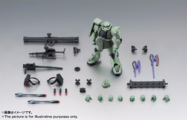 ROBOT魂 機動戰士鋼彈 MS-06 量產型薩克 綠薩克 ver. A.N.I.M.E. ROBOT魂,量產型薩克,綠薩克