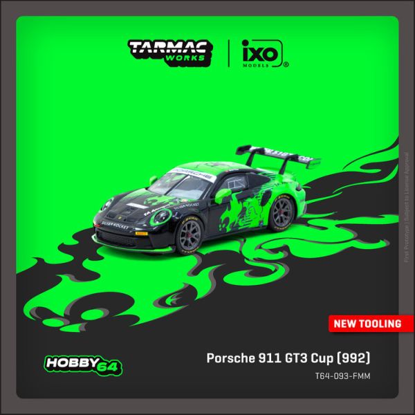 (預購) TARMAC WORKS 1/64 保時捷 Porsche 911 GT3 Cup (992) Fire Monkey Motorsport T64-093-FMM (預購) TARMAC WORKS 1/64 保時捷 Porsche 911 GT3 Cup (992) Fire Monkey Motorsport T64-093-FMM