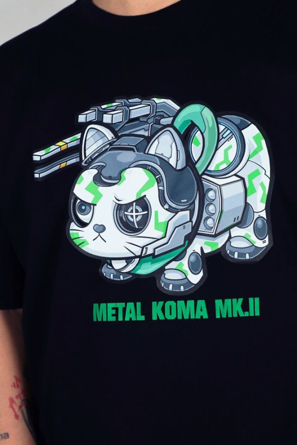 NEXTee KONEKO METAL KOMA MK.II  短袖T恤 黑色 NEXTee KONEKO METAL KOMA MK.II  短袖T恤 黑色