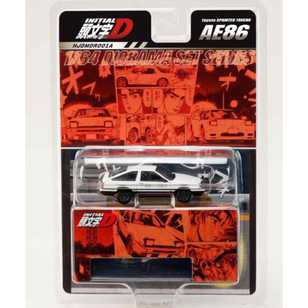(預購) HOBBY JAPAN 1/64 豐田 Diorama Set Series Toyota SPRINTER TRUENO (AE86) / Initial D 藤原拓海VS高橋啟介 對戰場合 20261027 HOBBY JAPAN 1/64 豐田 Diorama Set Series Toyota SPRINTER TRUENO (AE86) / Initial D 藤原拓海VS高橋啟介 對戰場合
