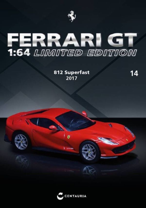FERRARI GT 1/64 法拉利 FERRARI 812 SUPERFAST 2017 第14期 英文版 亞洲限定版 IXC.FSD.FE.014-E FERRARI GT 1/64 法拉利 FERRARI 812 SUPERFAST 2017 第14期 英文版 亞洲限定版 IXC.FSD.FE.014-E