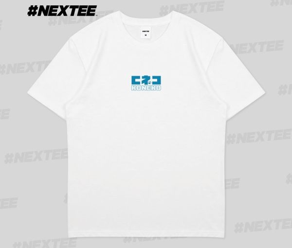 NEXTee KONEKO 貼紙喵 短袖T恤 白色＆黑色 NEXTee KONEKO 貼紙喵 短袖T恤 白色＆黑色