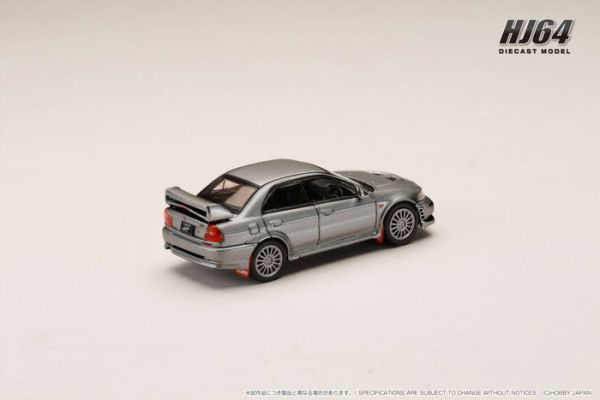 Hobby JAPAN 1/64 三菱 MITSUBISHI LANCER GSR EVOLUTION 6 (CP9A) 1999 with Mud flap 白金灰改裝版 HJ642033AGM Hobby JAPAN 1/64 三菱 MITSUBISHI LANCER GSR EVOLUTION 6 (CP9A) 1999 with Mud flap 白金灰改裝版 HJ642033AGM