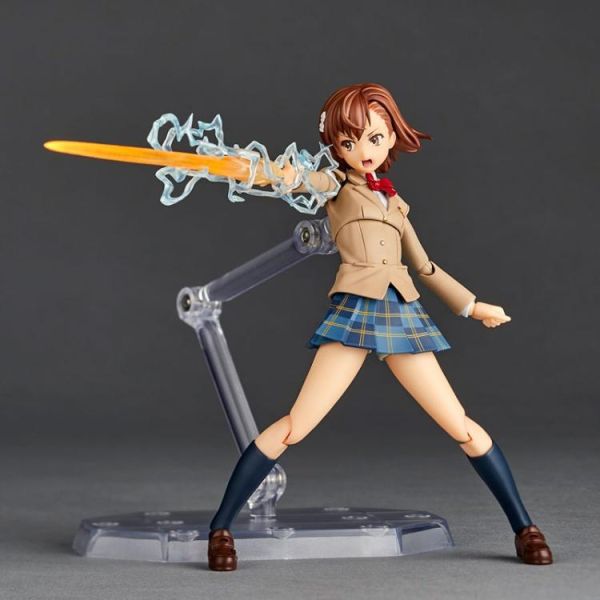 (預購) [再販] KAIYODO 海洋堂 Revoltech 驚奇山口式 科學超電磁砲 御坂美琴 冬服ver. 可動完成品 NR043 20260510 [再販] KAIYODO 海洋堂 Revoltech 驚奇山口式 科學超電磁砲 御坂美琴 冬服ver. 可動完成品 NR043