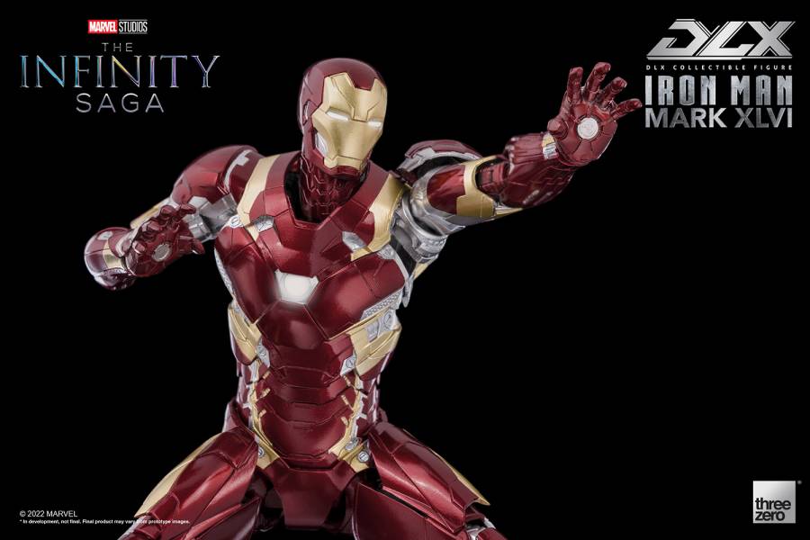 threezero DLX 漫威 MARVEL 鋼鐵人 Mark46 可動完成品 threezero,DLX,漫威,MARVEL,鋼鐵人,Mark46,可動完成品,