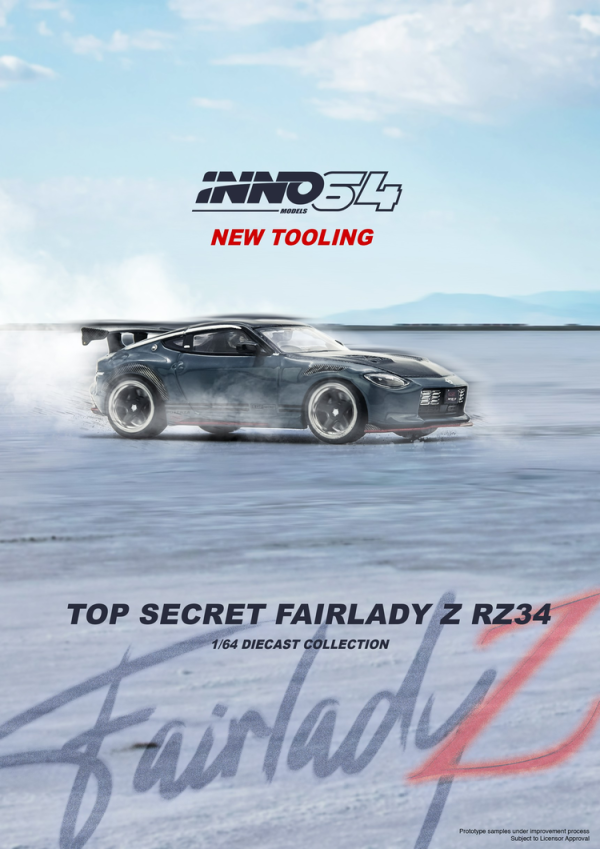 (預購) INNO64 1/64 日產 TOP SECRET FAIRLADY Z (RX34) Stealth Gray IN64-Z34TS-SG (預購) INNO64 1/64 日產 TOP SECRET FAIRLADY Z (RX34) Stealth Gray IN64-Z34TS-SG