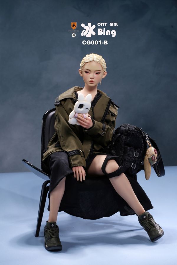 Mr.Z 1/6 模型工作室城市系列第一彈 城市少女 CG001-B 冰 可動完成品 Mr.Z 1/6 模型工作室城市系列第一彈 城市少女 CG001-B 冰 可動完成品