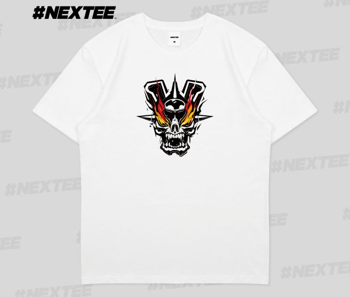 NEXTee 翻轉模玩系列 Metal Demon M.Z 短袖T恤 白色＆黑色 NEXTee 翻轉模玩系列 Metal Demon M.Z 短袖T恤 白色＆黑色