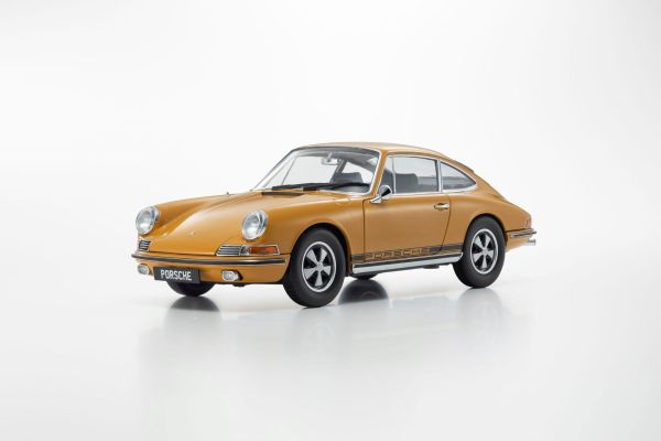 (預購) Kyosho 京商 1/18 Porsche 911S 保時捷 (象牙白黑線／水晶藍白線／巴哈馬黃) 分別販售 20261110 Kyosho 京商 1/18 Porsche 911S 保時捷 (象牙白黑線／水晶藍白線／巴哈馬黃) 分別販售